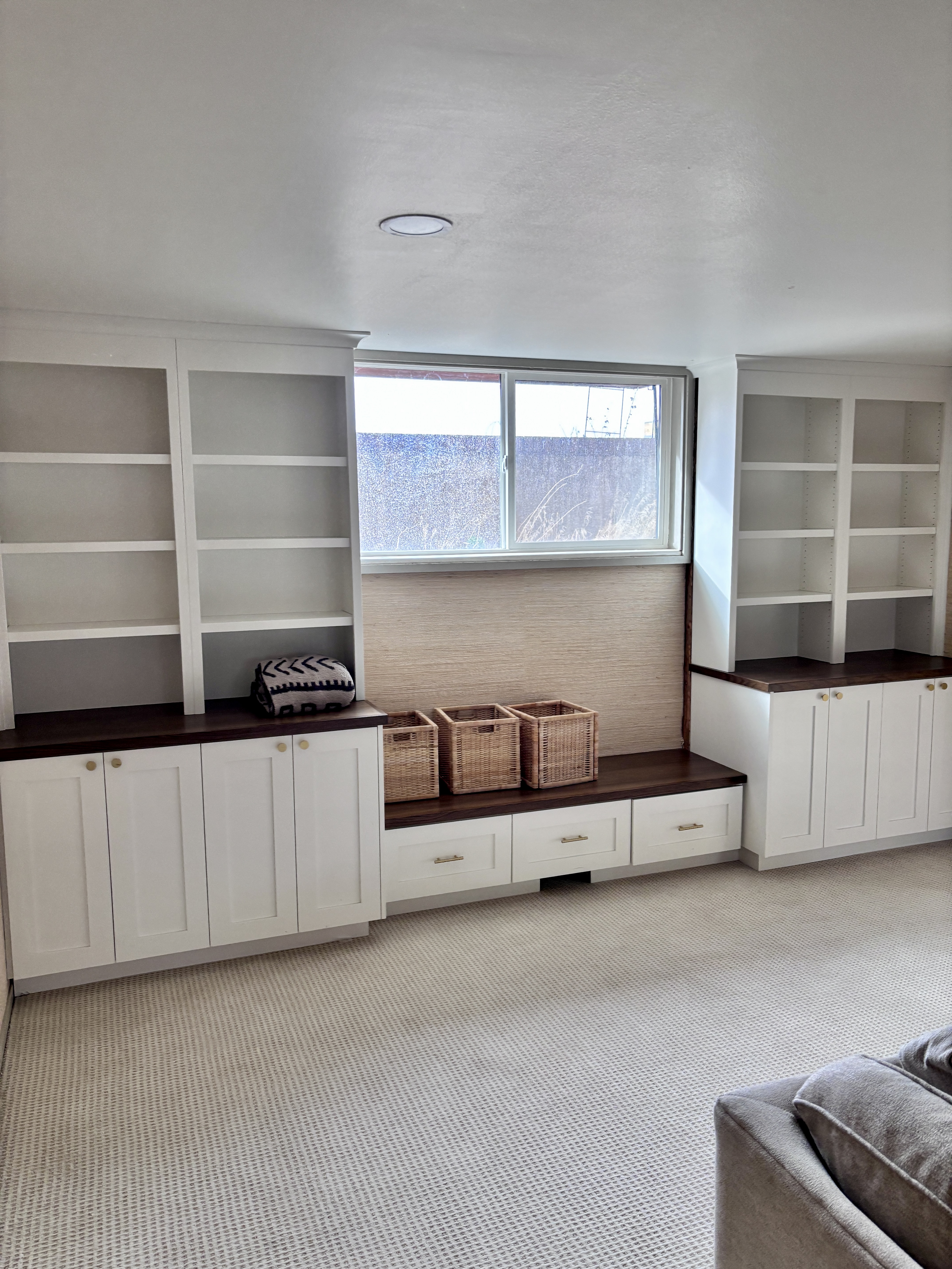 Family room built-ins